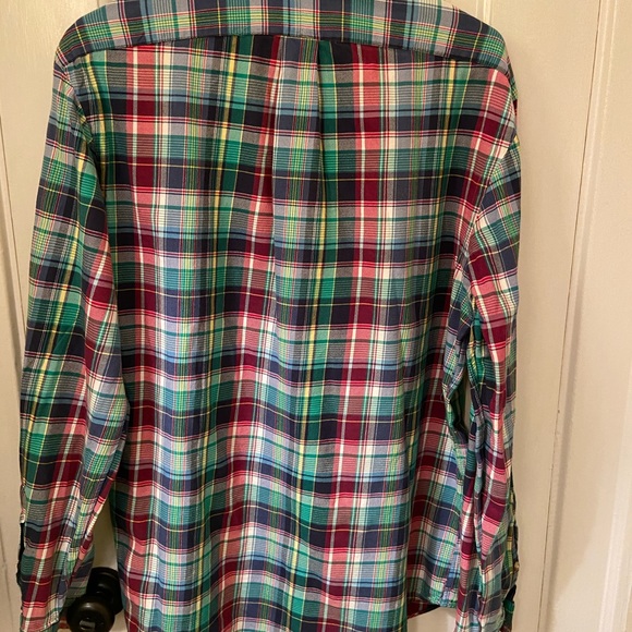 Ralph Lauren Men’s Plaid Shirt Large - Picture 5 of 5
